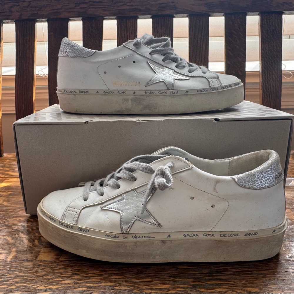 Golden Goose Hi Star White and Sneakers
